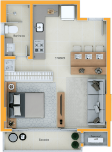 STUDIO 36m²